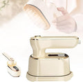 Handheld Portable Steam Iron, 2025 New Travel Steamer Iron, Mini - Portable Ironing Machine Travel Steamer for Clothes Home Dorm (Gold)