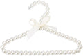Fashion Pearl Bow Clothes Clothing Hanger for Kids Children Pet Dog