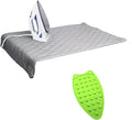 Dependable Industries Inc. Essentials Ironing Board Pad to Use Anywhere Quilted Magnetic Corners Iron Anywhere Travel Home with Silicone Heat Resistant Iron Rest Pad (Green)