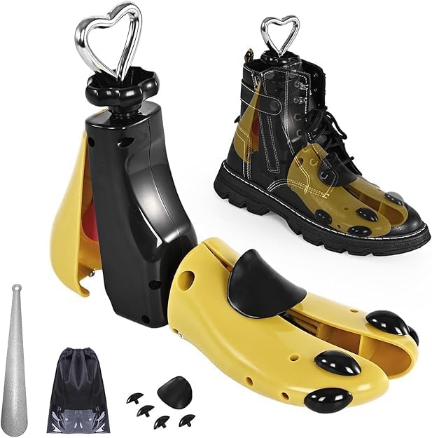 Shoe Stretcher Women Men, Boot Stretcher, Adjustable Unisex Boot Wide Feet ABS Plug