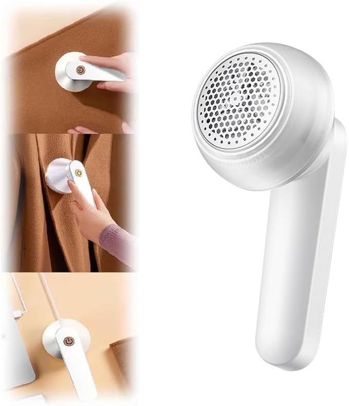Rechargeable Fabric Shaver for Clothing 2026, Type-C Electric Lint Remover Sweater Fast Shaver for Pilling Clothes, Fuzz Fabric, Hairballs, Blankets, Home Decor (Green)