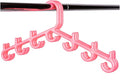 Made in USA Multi-Use Hanger for Bras, Lingerie, Hats & Scarves 5-Pack | Patented Closet Organizer | 7-Hook Space Saver for Underwear, Ties, Belts | No Clips, Lightweight Design