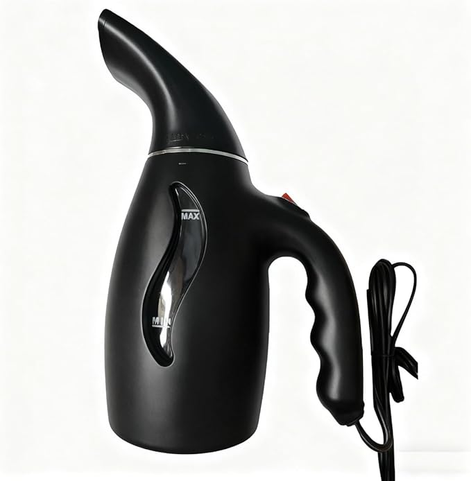 Steamer for Clothes, Portable Handheld Design, 180ml Big Capacity, 800W, Strong Penetrating Steam, Removes Wrinkle, for Home, Office(ONLY FOR 120V)-Black