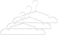 Muji Aluminium Hanger For Camisoles (Pack of 3)