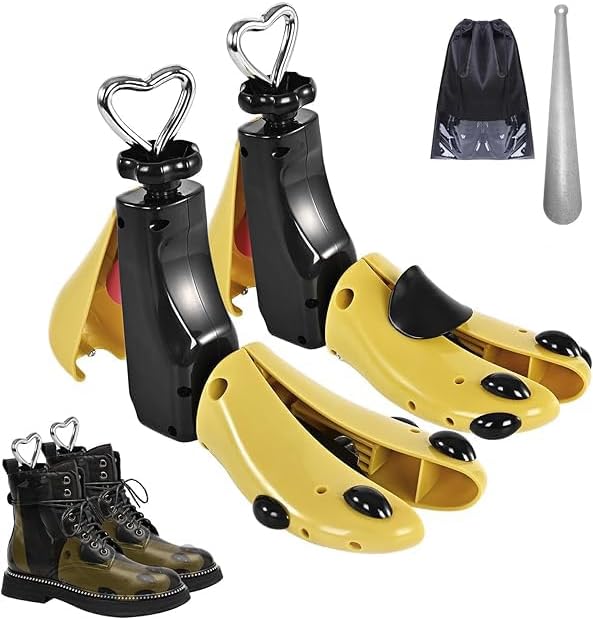 Shoe Stretcher Women Men, Boot Stretcher, Adjustable Unisex Boot Wide Feet ABS Plug