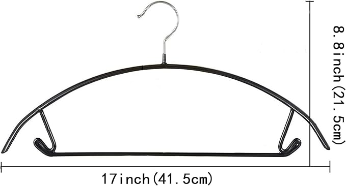 Modern Non-Slip Hangers, 20 Pack with Hooks, Heavy Duty Coat Hangers for Wardrobe Organization, Suit Hangers for Space Saving