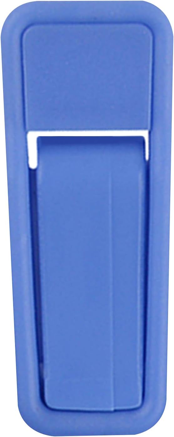 Premium Heavy Duty ABS Plastic Slim-line Hanger Set of Finger Clips for Velvet Hangers - 20 Pack (Blue)