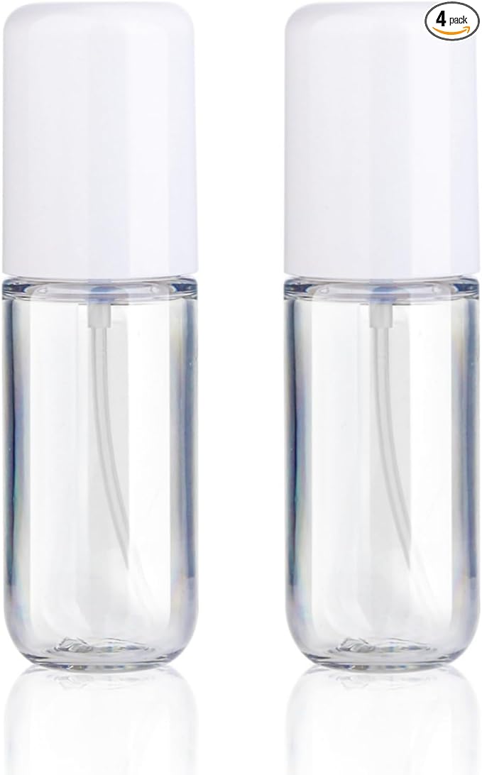Aeibxiy Small Spray Bottle Travel Size 1.35oz 40ML, Fine Mist Plastic Spray Bottles, Refillable Empty Spray Bottle for Toners, Perfume, Face& Hair Spray