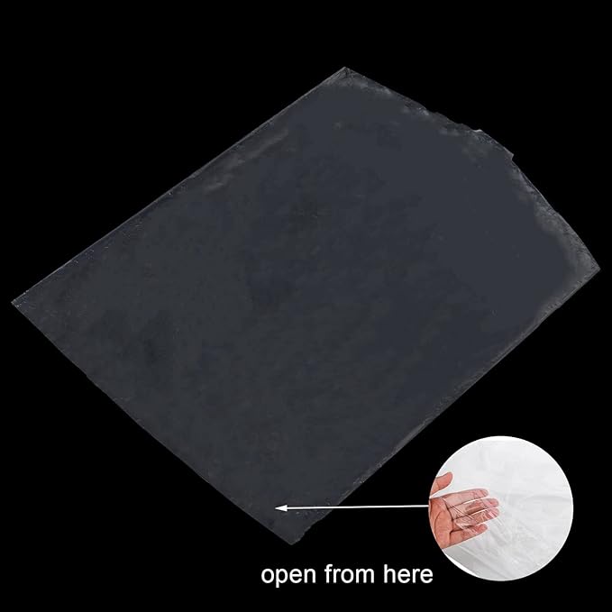 AVLA 50 Pack Plastic Garment Bags, Clear Hanging Dry Cleaner Bags, Transparent Hung Clothes Dust Cover, Lightweight Protector Bags for Closet Clothes Storage, Coat Suit Bag for Home, Laundry