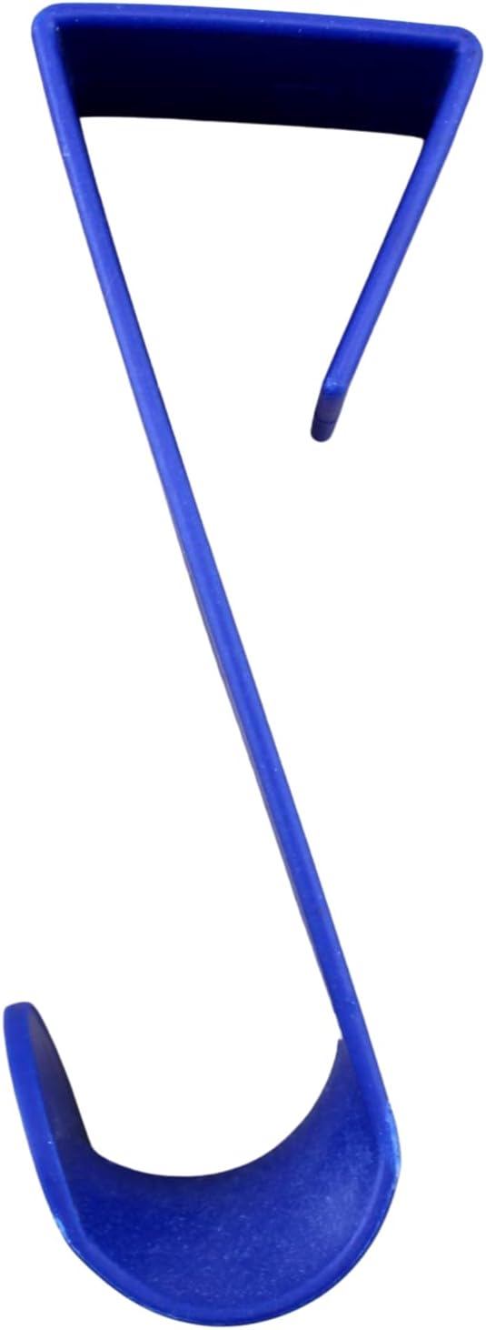 Dependable Industries inc. Essentials Over-The-Door Hanger Hook Set – 4-Pack of 3.5 in., Plastic Over-The-Door Hangers & Over-The-Door Hooks Over-Door Hooks Hanging Clothes & Towels (Navy Blue)