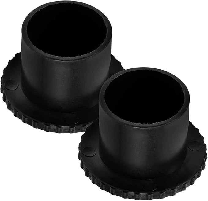 2pcs Black Clothes Rack End Caps Rod Stoppers Clothes Hanger Accessories for 26-28mm / 0.79-0.87in Diameter Drying Racks Easy to Install and Lightweight