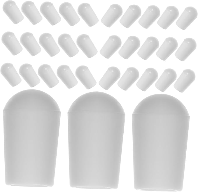 Shelf Organizer Tip Caps 100pcs Wire Thread Protector Hanger Clips Simple Installation