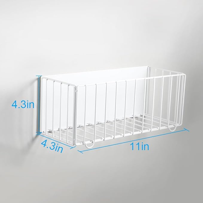 Picowe Large Dryer Ball Organizer Magnetic Storage Bin, Foldable Magnetic Dryer Ball Holder for Laundry Room Organization and Storage to Hold 4-6 Dryer Balls, Without Balls（White,M）