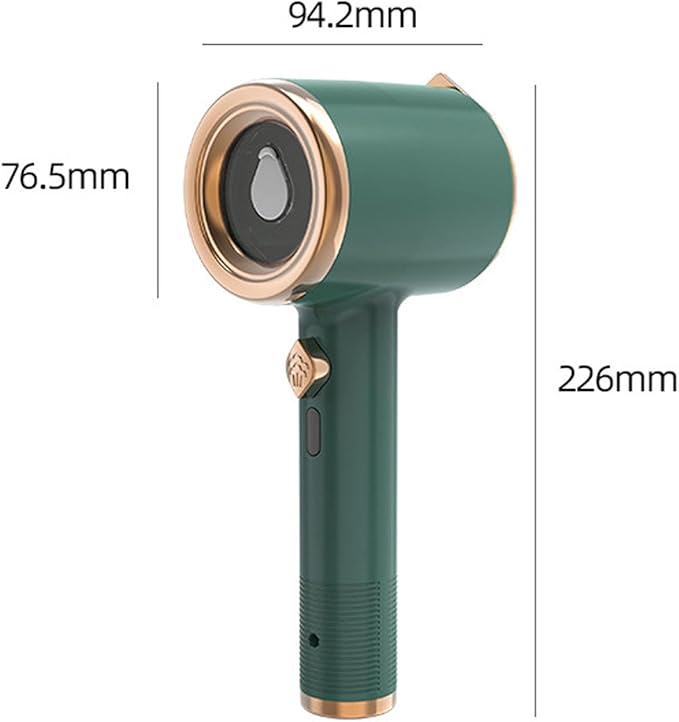 Steamer Iron, 33W Handheld Iron Mini Ironing Machine with 50ml Water Wet and Dry Clothes Iron Steam Travel Garment Steamer for Clothing Wrinkles Remover Tool (Blackish Green)