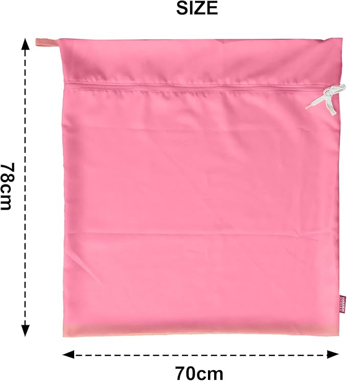 Harrison Howard Pet Washing Bag Dog Cat Horse Hair Laundry Bag for Rug Sheet Boots Pets Laundry Helper Pastel Pink