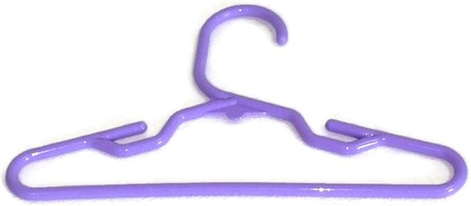 24 Lavender Clothes Hangers for 18 Inch Dolls.