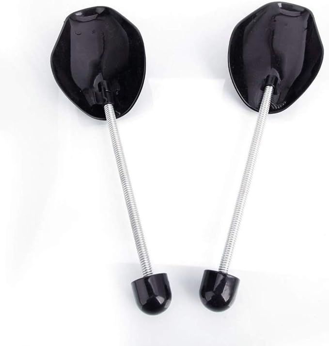 FONHERILI WAJJ 2 Pairs Practical Adjustable Length Men Shoe Tree Stretcher Holder Shaper Support (Black Spring)