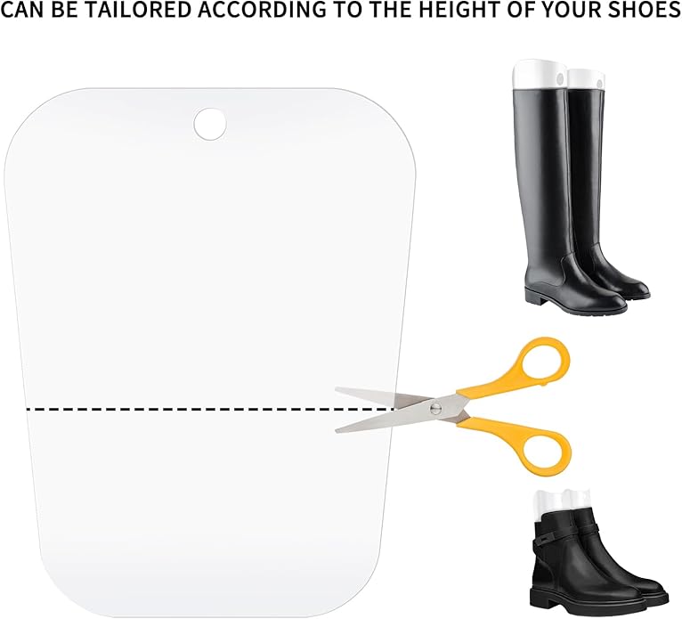 Luxdecor 32 Pieces (16 Pairs) 10/12/14/16in Boot Shaper Inserts Boots Form Stand Support Holder for Women and Men Organizer