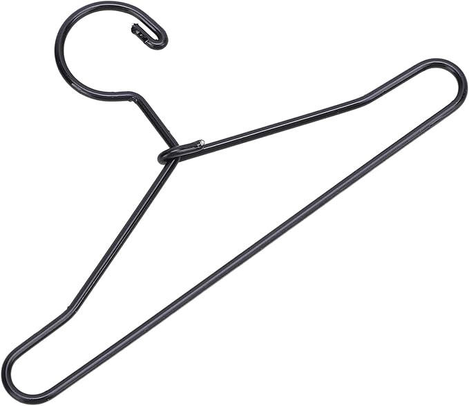 10Pcs Metal Doll Clothes Hangers, Doll Dress up Storage Clothes Organizer Rack, Doll Hangers Accessories (65mm)