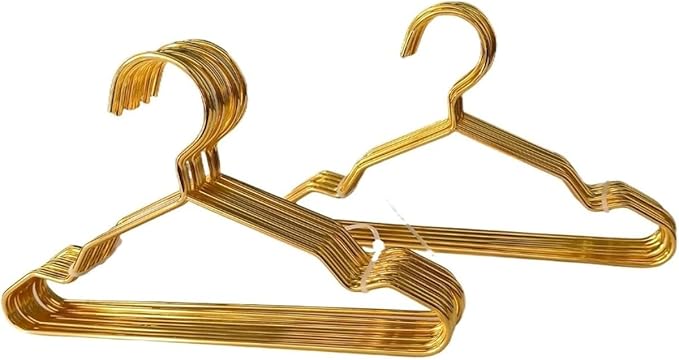 20Pcs/Set Metal Small Dog Closet Non-Slip Space Saving Hanger Doll Clothes Hanger Closet Pet Accessory Cat Hanger Clothes Rack Accessories Storage Organizer Hangers with Groove for Pet