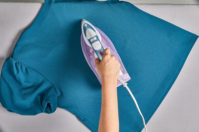 BLACK+DECKER Moonstone Iron, IR2323-1AD, Ceramic Infused Soleplate & Anti-Drip Function with Auto Clean and Auto Shut-off, 50% Smoother Glide for Fabric Wrinkles