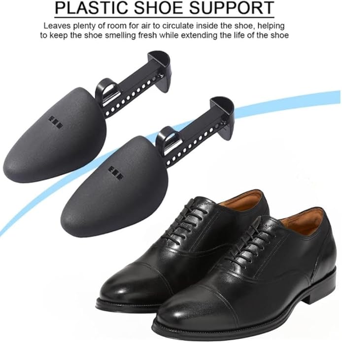 SHOE GUARDIAN Adjustable Plastic Shoe Tree Stretcher & Holder for Boots | Lightweight Shoe Shape Support