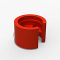 Blank Hanger Size Markers - 100pcs/bag (100, Red)