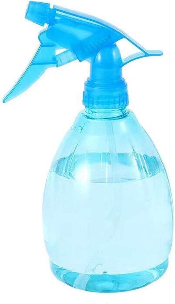 Spray Bottles 500ml 16 Oz Clean Squirt Bottle Colorful Multi-uses Spray Bottles for Cleaning, Water Flowers, Plant Care, Ironing, Hair Care, Gardening Cosmetics Kitchen Bathroom (Pack of 2) Blue