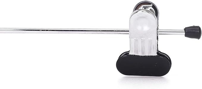 12 Quality Pants Hangers Heavy Duty Add-on Skirt/Slack Metal Hanger, Extra Wide Adjustable Clips, Multi Stackable Add on Hangers, Chrome, Jeans, Bottoms (12)