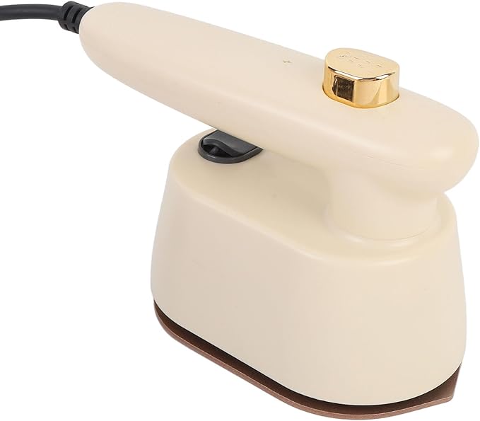 Handheld Steam Iron with Long Cord, Compact Lightweight Ironing Machine, 120ml Water, No Wrinkle Clothes Remover for Travel, Home, Dorm (US Plug 110V 50Hz)