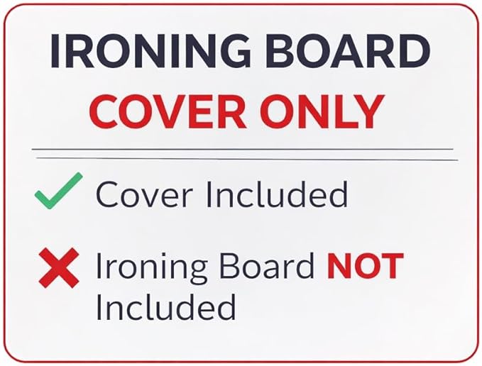 TIVIT Ironing Board Cover 14 x 54” – Made in Italy, Alumitek PRO Heat-Reflective, Thick 4-Layer Padding, Scorch & Stain Resistant