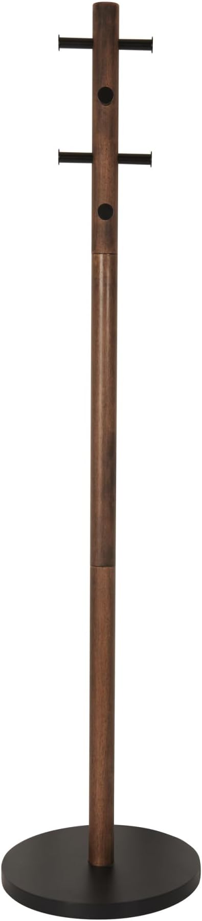 Umbra Pillar, Coat Rack, Black/Walnut