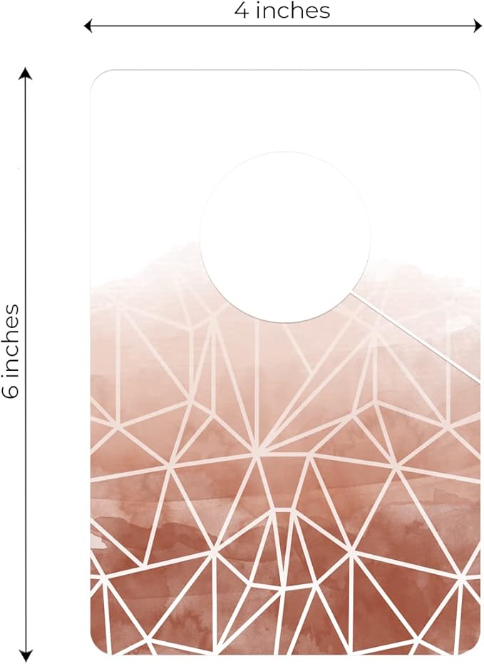 Write On Watercolor Ombre Clothing Dividers / 10 Patterned Double Sided Closet Separators / 4" x 6" DIY Clothing Rack Dividers / 10 Geometric Designs/Made In The USA