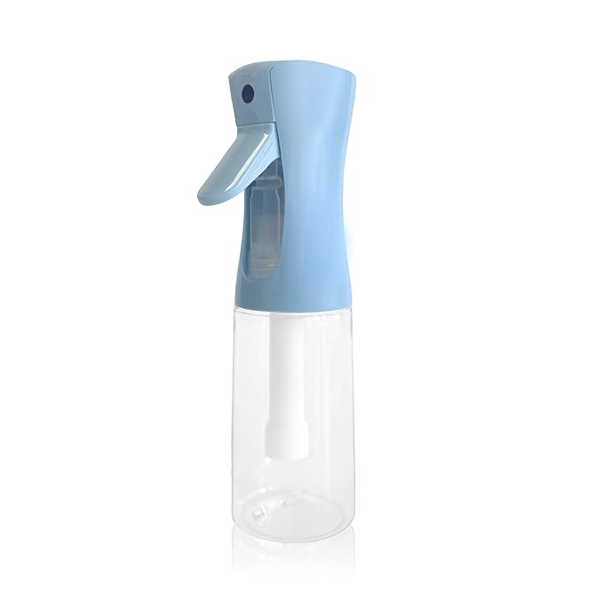 Spray Bottle for Hair Continuous Ultra Fine Mist (200ml) 360° Multi Spray Bottle for Plants, Cleaning, Skin Care Leakproof & Durable 1 Pack