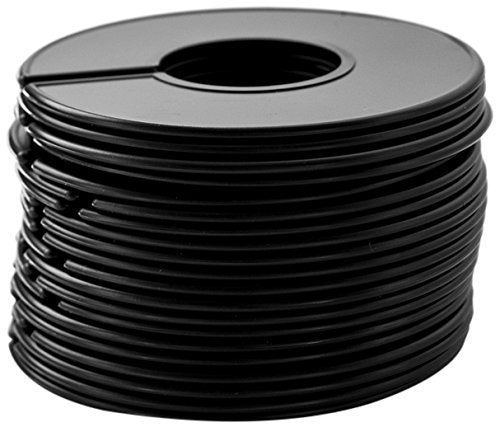 NAHANCO Clothing Size Dividers for Clothing Racks, Round – Black/Blank (Kit of 20)