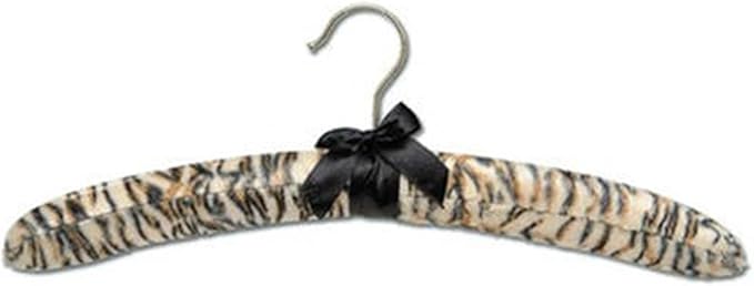 Satin Boutique Hanger with Matching Bow, 15" - Tiger Stripes (Pack of 6)