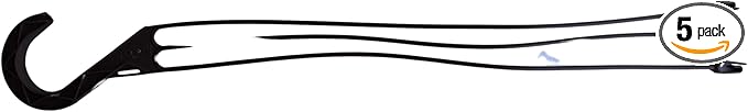 Replacement 3 Strand Plastic Hangers for 10" Hanging Baskets - Set of 5 (Brown)