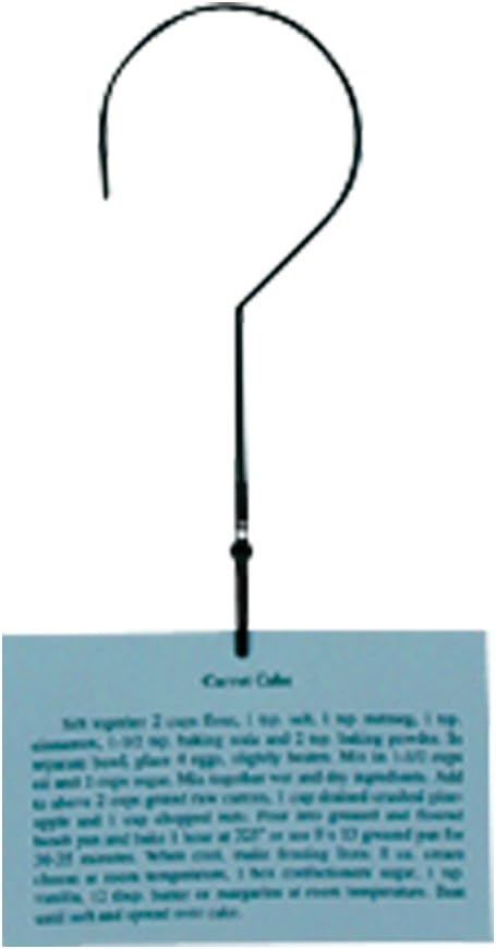 Village Wrought Iron Recipe Card Hanger Hook