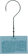 Village Wrought Iron Recipe Card Hanger Hook