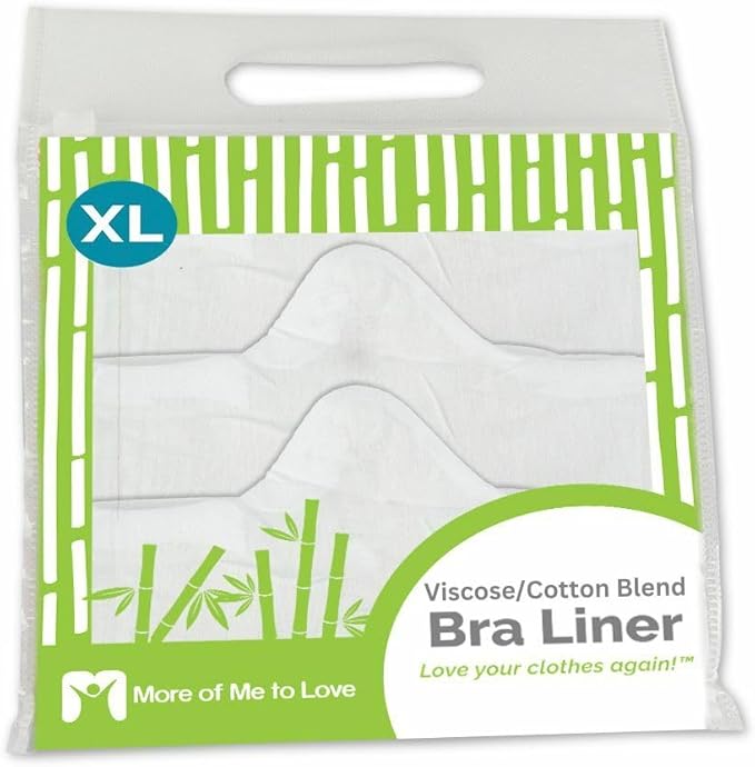 Super Soft, Sweat Wick Bra Liner, 70% Viscose & 30% Cotton, No Tags, No Seams, Size: XL
