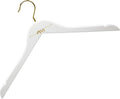 Mrs Hanger Engraved Gold | White Wood Wedding Hanger | Bridal Getting Ready Photo Prop | Wedding Dress Hanger | Bride Gift