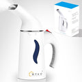 Travel Size Steamer for Clothes,Handheld Garment Steamer for Hat,1lbs Lightly,40s Fast Heat-up,8 FT Power Cord,800W, Light Mini Steamer for Home, Office and Travel, White