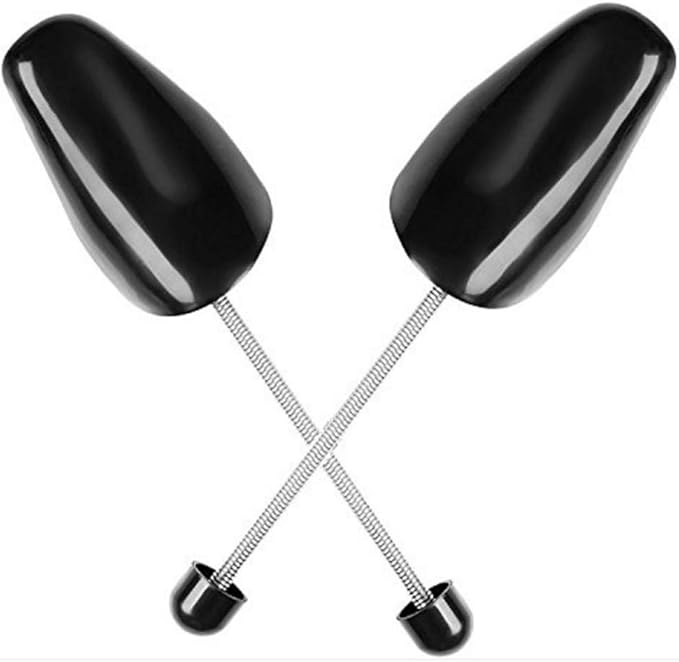 FONHERILI WAJJ 2 Pairs Practical Adjustable Length Women Shoe Tree Stretcher Holder Shaper Support(Spring Black)