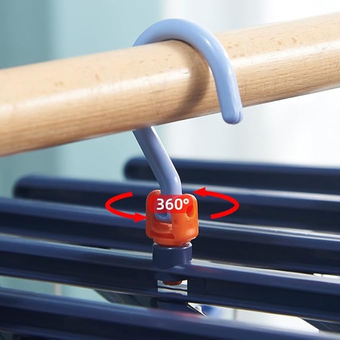 Clothes Drying Hanger, Underwear Hanger Foldable Clip Hangers Clothes Drying Rack Plastic Laundry Clip Drip Drying Hanger for Socks Bras (29 Clips)