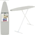 Full Size Ironing Board with Cover & Pad – Made in USA by Seymour Home Products Adjustable Steel T-Legs, 35" High Perforated Top for Steam Durable Iron Board for Home, Laundry Room (Space Grey)