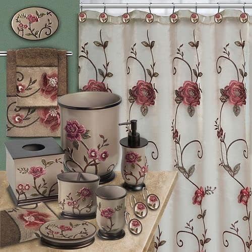Zahari Home Larrisa Stylish Soap Dispenser Set - Modern Print Design for Kitchen and Bathroom - Lotion Pump, Dish Soap, Hand Sanitizer, Hand Soap - Cute and Practical