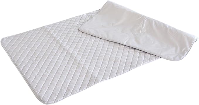 Ironing Mat Blanket Ironing Board Replacement, Iron Board Alternative Cover, Portable Travel Ironing Pad, Quilted Heat Resistant Ironing Pad Cover for Washer, Dryer, Table Top 33"X 19" (No Magnetic)