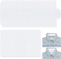 100PCS 2 Styles Disposable Collar Protector Shirt Neck Liner Hat Sweat Liners Protection Collar Protectors Sweat Absorbent Liner Pads for Hat Shirt Neck Liners Armpit Tape Collars Protector