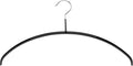 Mawa by Reston Lloyd Euro Series Non-Slip Space Saving Clothes Hanger for Shirts & Dresses, Style 40/P, Set of 12, Black
