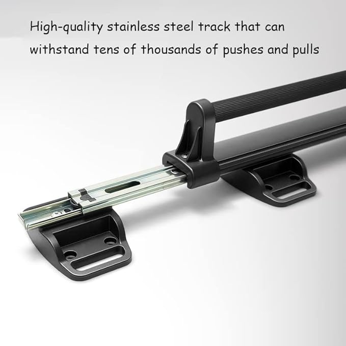 Adjustable Pull-Out Clothes Hanger Rod, Extendable Wardrobe Clothing Rail, Closet Clothes Hanger Rail